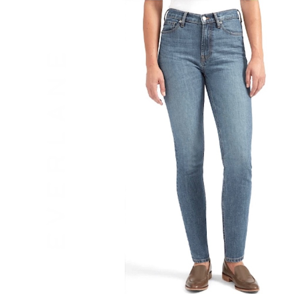 EVERLANE high rise jeans medium wash blue denim size 26 regular